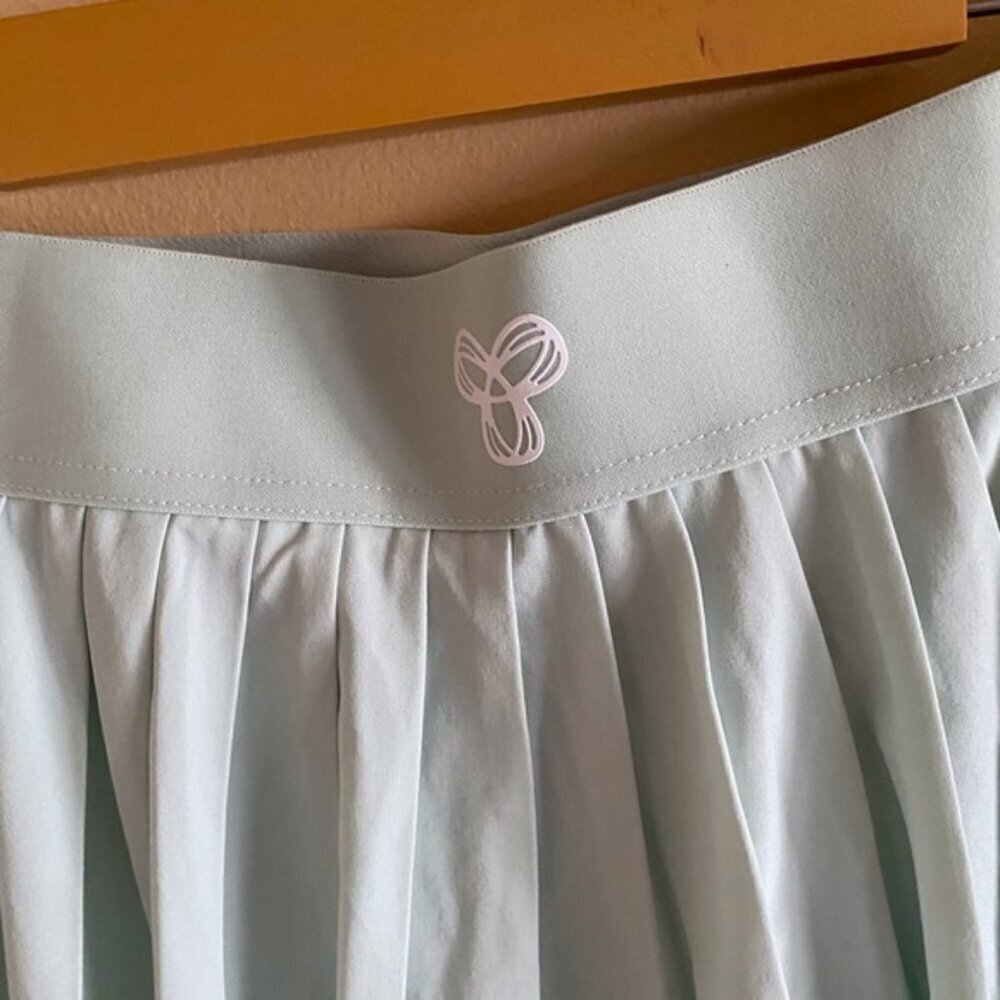 TnAction TnaMOVE Tennis Mini Skirt With Built-In Shorts Activewear Green XL - Picture 6 of 12